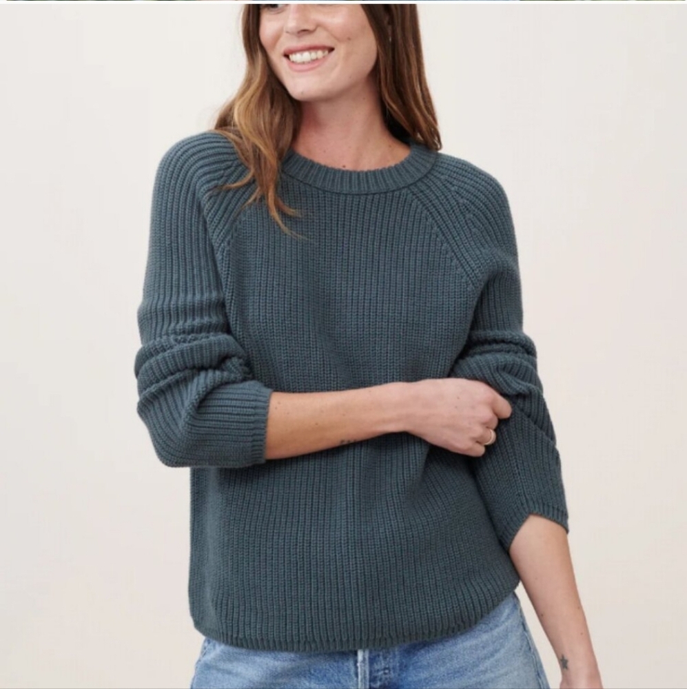 Jenni Kayne Cotton Fisherman Sweater